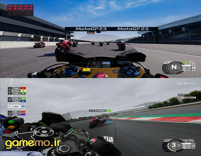 گیم پلی جذاب و واقعی MotoGP Racing 23 با موتور آنریل انجین 4